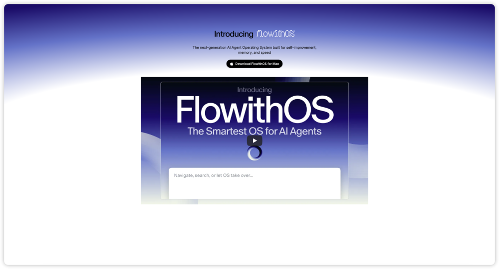 FlowithOS官网预览图