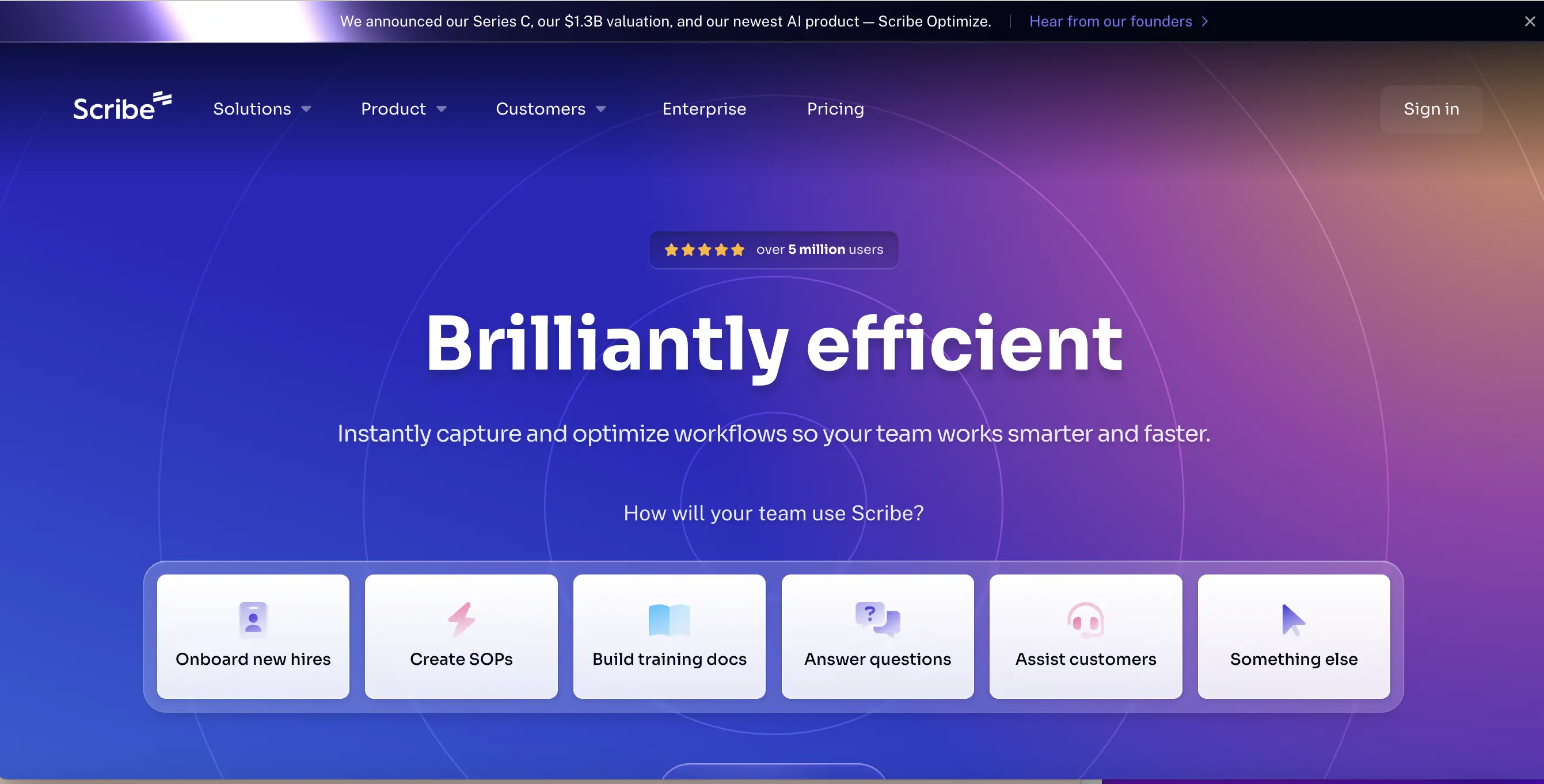 Scribe官网预览图