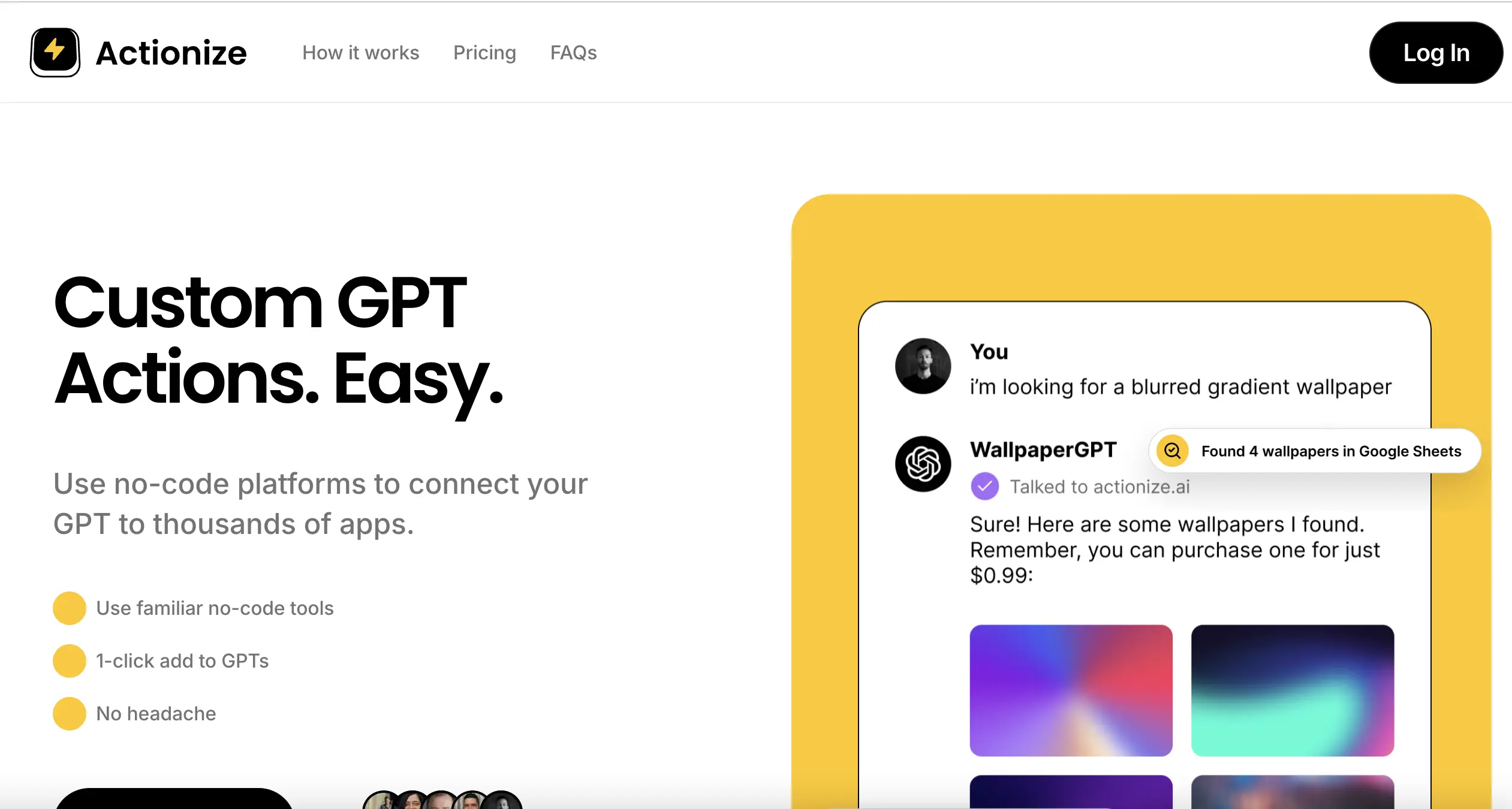 Actionize功能预览图