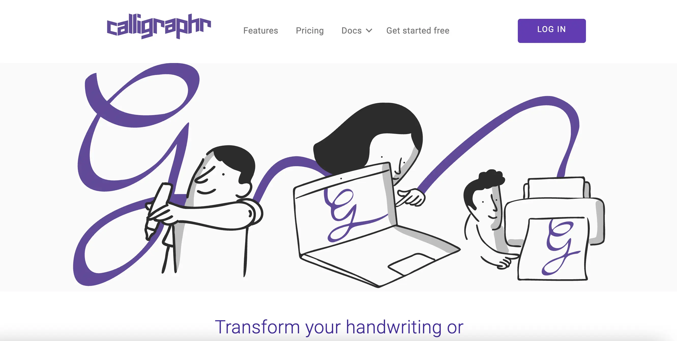 Calligraphr功能预览图