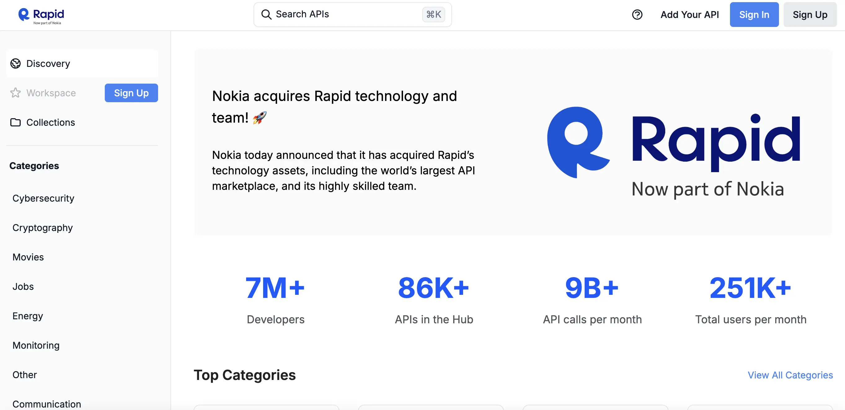 RapidAPI功能预览图