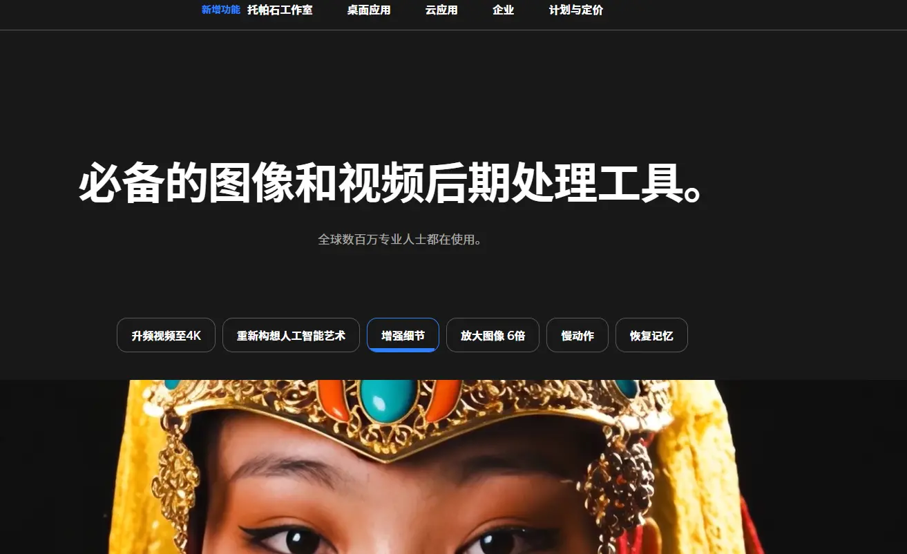 Topaz官网预览图